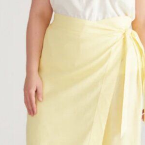 NWT  Linen Wrap Culottes  Slotted for donation on 6/30 so buy it now!